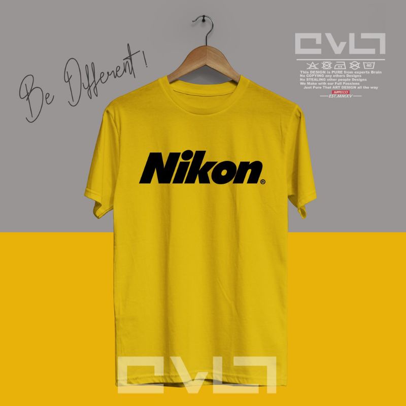 KAOS KAMERA NIKON LOGO DSLR NIKON