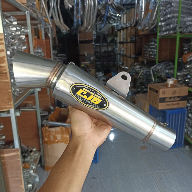KNALPOT SEGI ENAM CJS RACING EXHAUST ENGKER ENGKER