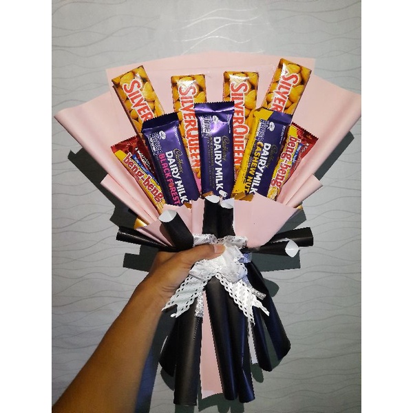

BOUQUET CHOCOLATE | BOUQUET SILVERQUEEN DAIRY MILK | BUKET COKELAT BENGBENG