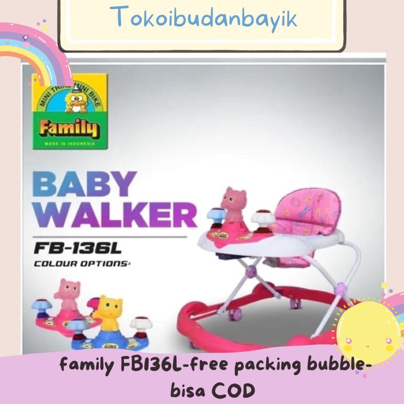 Bisa COD Mainan Anak Bayi Rolling Baby Walker Babywalker Spacebaby/family  Musik Mainan Murah Berkualitas