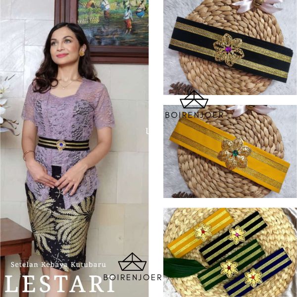 SALE - OBI BELT KEBAYA BLUDRU TERMASUK BROS BUNGA / IKAT PINGGANG / SELENDANG OBI BELT KEBAYA BALI /