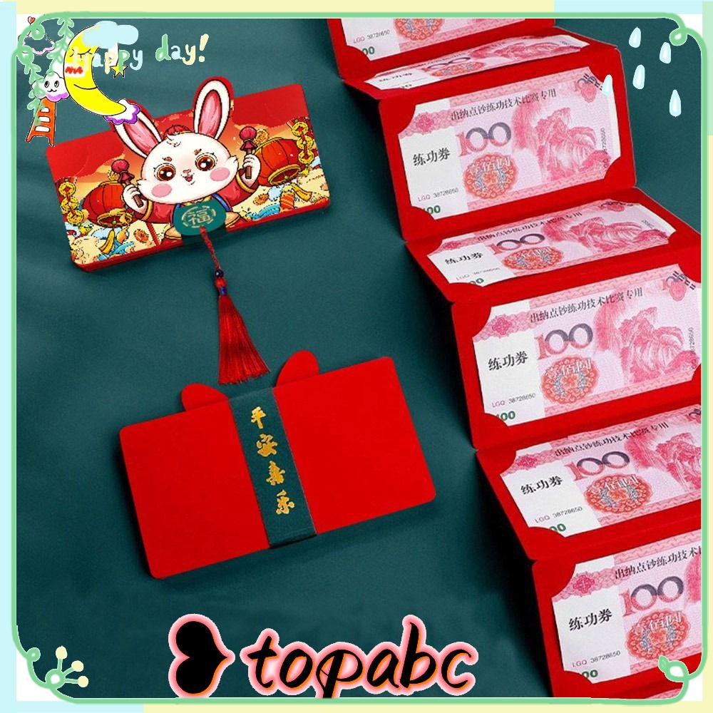 Top 5Pcs Kelinci Amplop Merah Berkah Lebar Pakai Perayaan Ulang Tahun Imlek