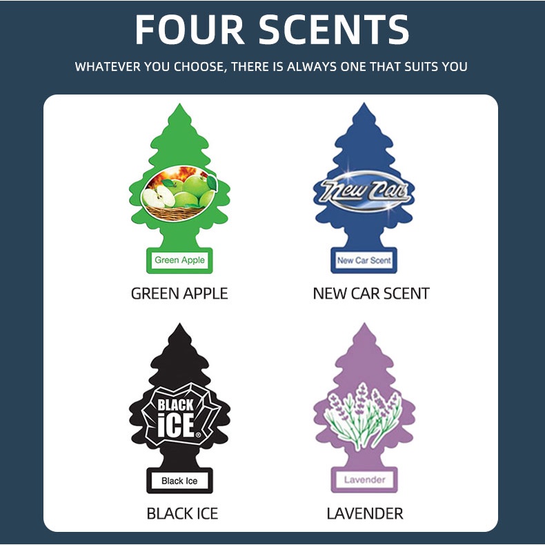 asli PARFUM MOBIL LITTLE TREES BLACK ICE ORIGINAL