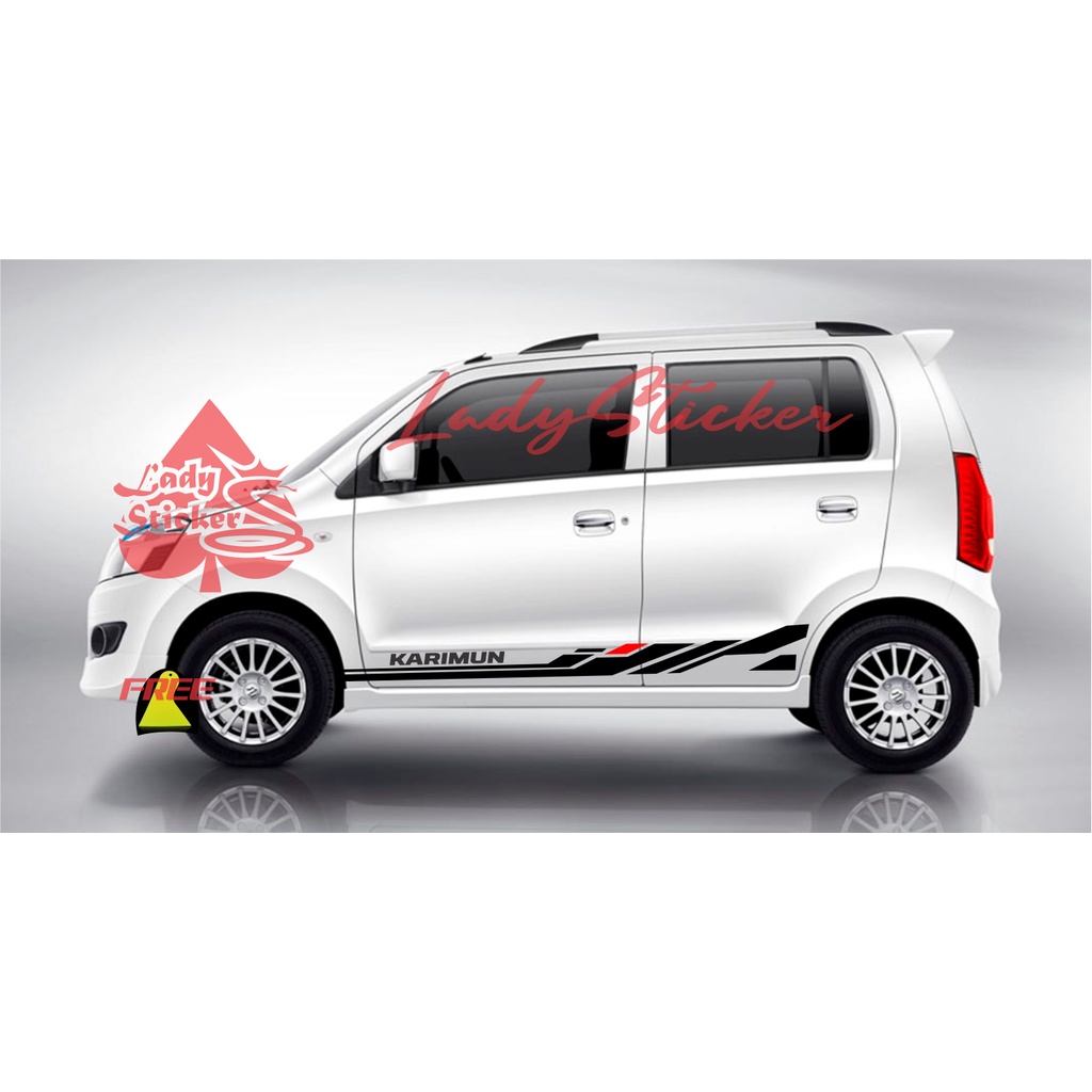 sticker stiker mobil karimun cutting sticker mobil suzuki karimun