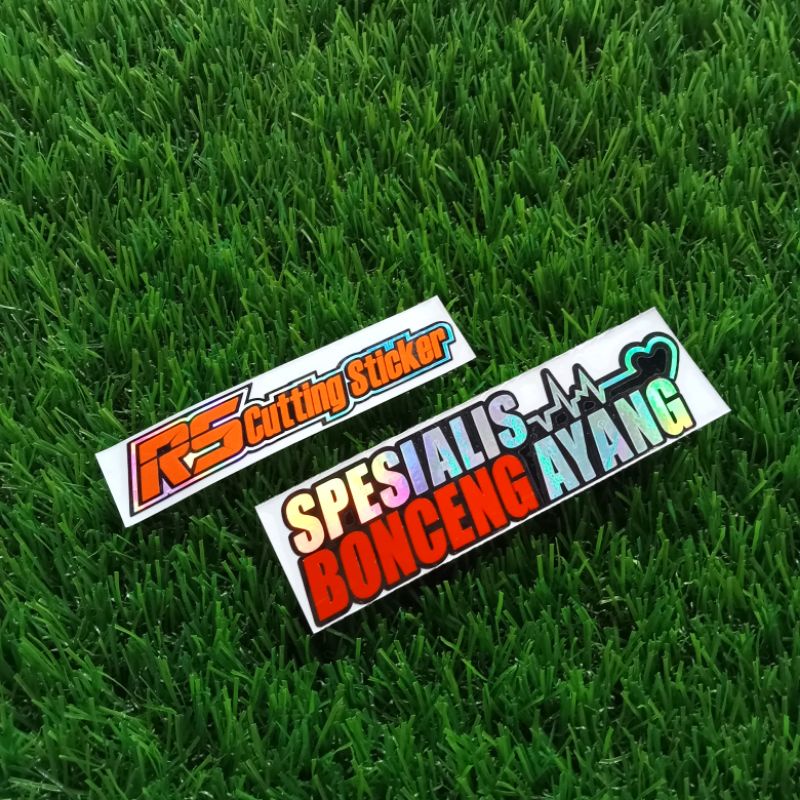 STICKER CUTTING SPESIALIS BONCENG AYANG 12 X 3,5