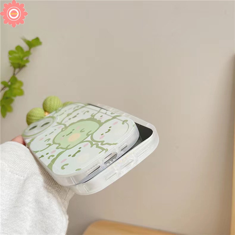 Casing Hias Bow-knot 3D Kompatibel Untuk iPhone 7Plus 8Plus 11xr 12 13 11 14 Pro MAX 6 6s 7 8 Plus X XS MAX SE 2020kartun Lucu Dinosaurus Penuh Belakang Lensa Bulat Soft Cover