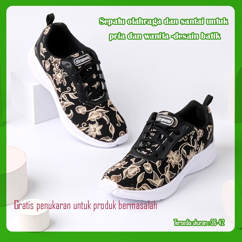 PRIA COD promosi Baru Sepatu Buatan Indonesia Kasual motif terbaru dan batik untuk lelaki dan perempuan sepatu santai, ringan, breathable, trendi, untuk olahraga. Bisa untuk hadiah, pengiriman cepat, gratis penukaran jika produk bermasalah model BATIK 004