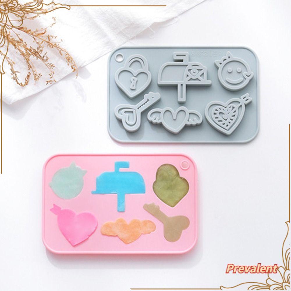 Preva Hari Valentine Alat Kue Cetakan Sabun Love Hati Baking Pan Silicone Mold