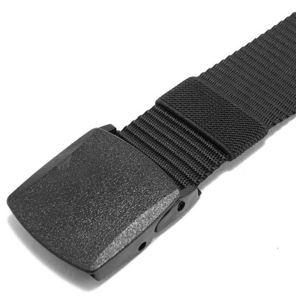 GIOFLO Webbing Belt Terbaru Ikat Pinggang Kanvas Kelapa Metal Orange / MBELT 23