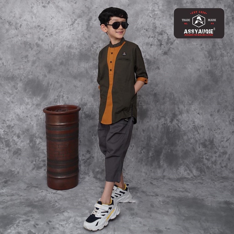 Koko Anak / Kurta Anak 3/4 ori by Assyauqie