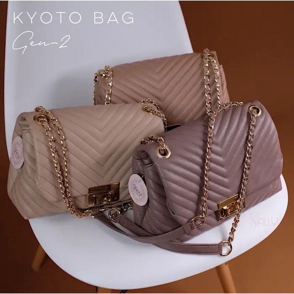 TAS SELEMPANG WANITA KYOTO PREMIUM SHOULDER BAG
