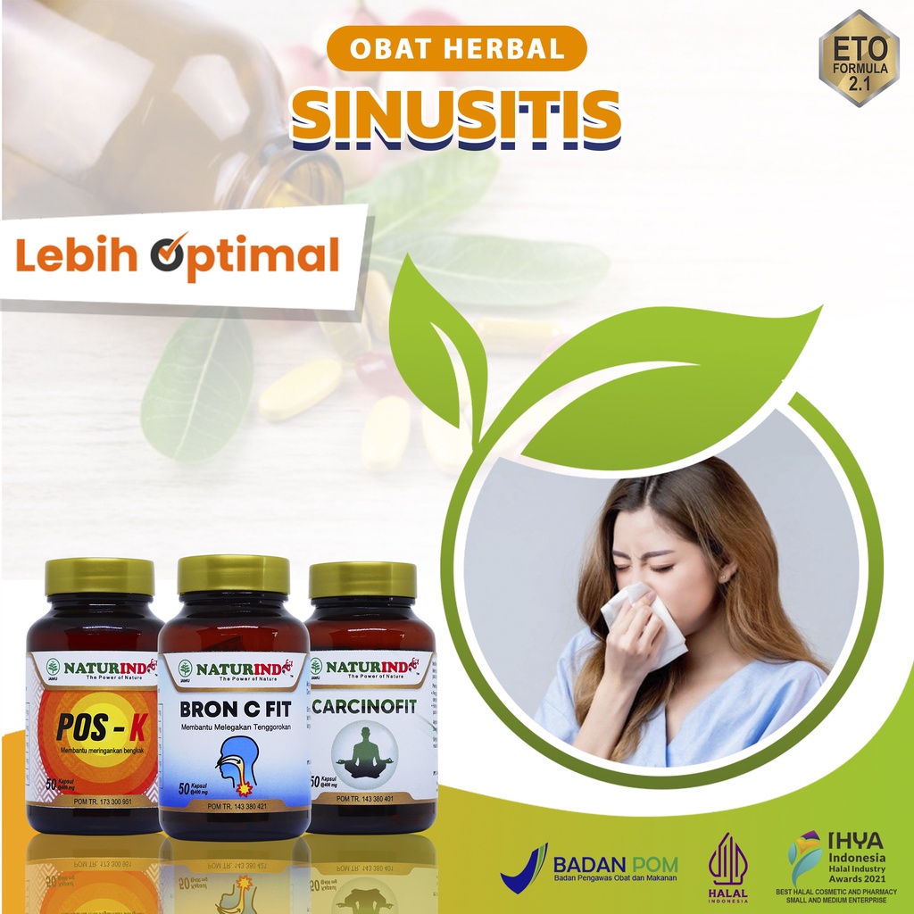 Obat Sinusitis Hidung Mampet Sakit Sinus Herbal Naturindo