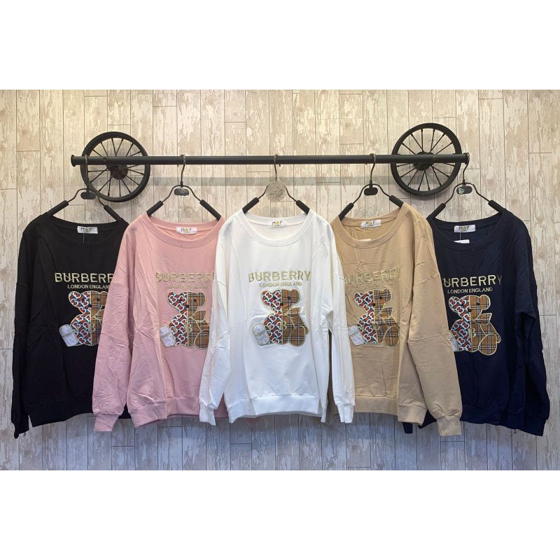 Atasan kaos MF tiramisu wanita import  ld 110, blues tiramisu