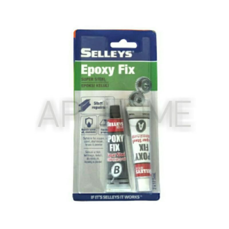 

Lem Selleys Epoxy Fix Super Steel 35ml