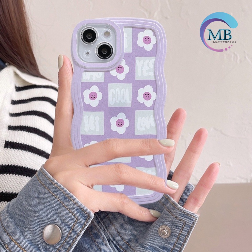 SS126 SOFTCASE SILIKON GELOMBANG MOTIF FLOWER FUN FOR VIVO Y11 Y12 Y15 Y17 Y15S Y01 Y16 Y02S Y20 Y20I Y21 Y21S Y33S Y22 Y22S Y30 Y30I Y50 Y35 Y53 LAMA Y71 Y55 Y75 Y81 Y81C Y91 Y93 Y95 Y91C Y1S V20 PRO V5 Y65 V25 V25E T1 PRO S15E MB4114