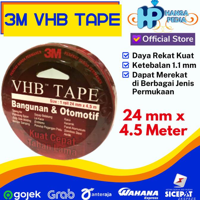 

3M VHB Double Tape 24mm x 4.5m / Double Tape Mobil
