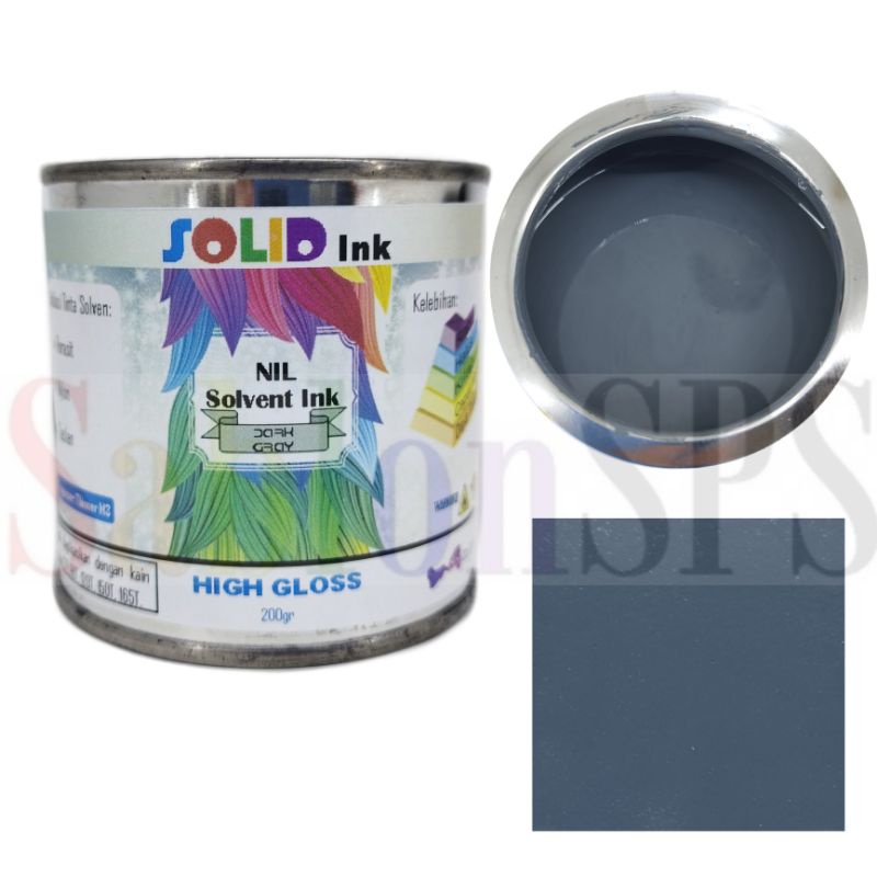 TINTA SABLON NIL DARK GRAY GLITTER PARASIT / NILON / TASLAN 200GR