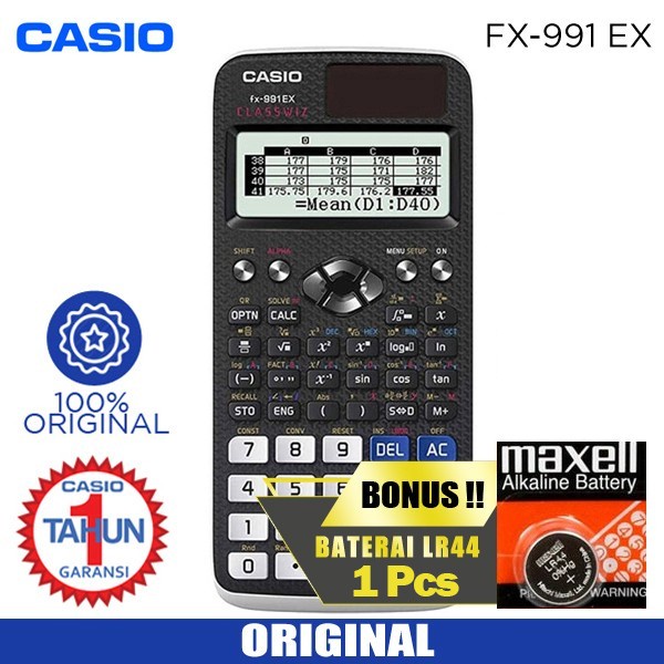 

BERKUALITAS CASIO CALCULATOR FX 991 EX
