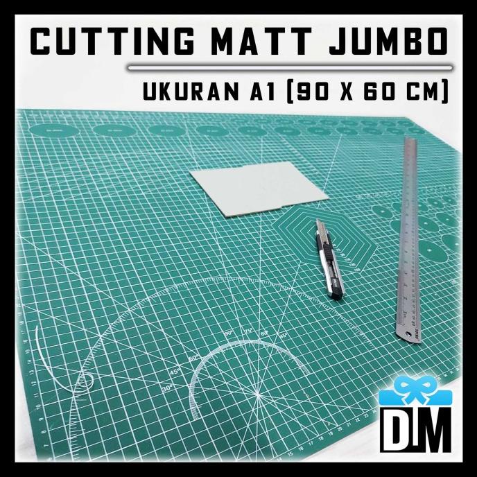 

Terlaris Alas Potong Cutter Cutting Matt A1 Ukuran Super Besar Jumbo 70x90cm Termurah