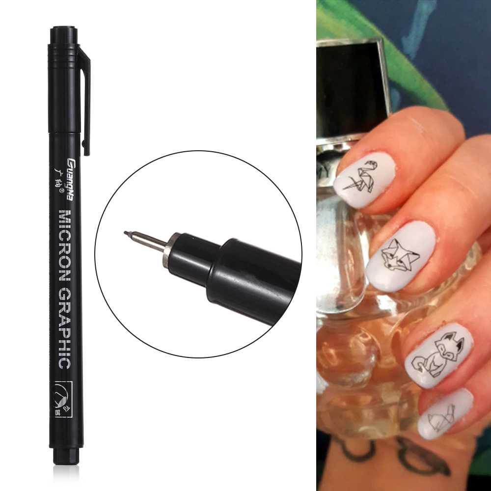 GUANGNA Pena Kuku Nail Art Micron Graphic Pen 0.05mm - GN8050 ( Mughnii )