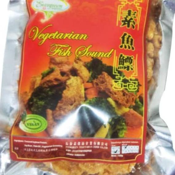 

12.12 HARGA GROSIR Evergreen fish sound vegan su yi phio / i phiau vegetarian 