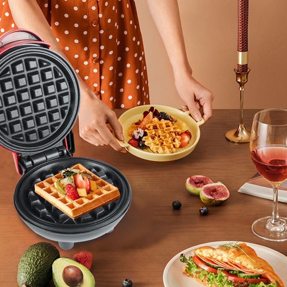 Preva Waffle Maker Mini Rumah Tangga Pancake Membuat Kue Oven Pan Sandwich Maker