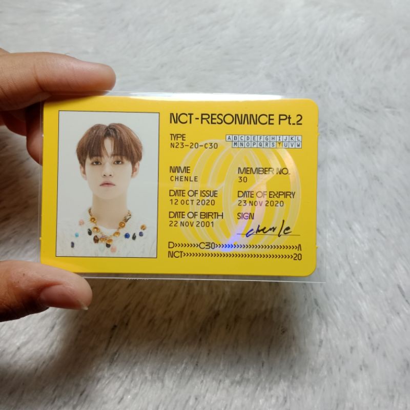 

chenle id card ressonance pt.2