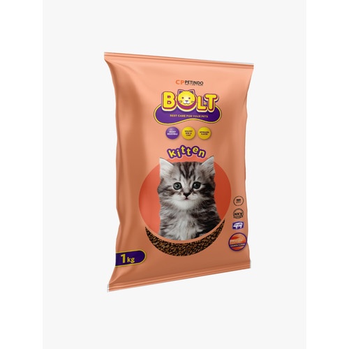 REPACK BOLT KITTEN 1KG / MAKANAN KUCING REPACK / BOLT KITTEN REPACK 1KG