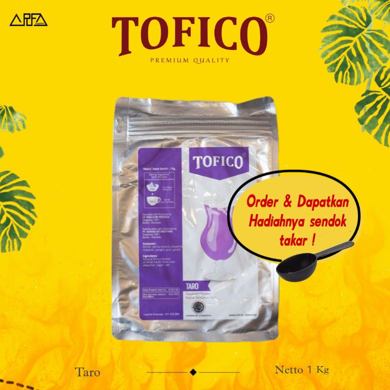 

Powder Tofico Taro 1 kg - Bubuk Minuman Premium