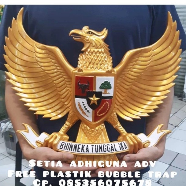 Lambang Garuda Pancasila Fiber #Original