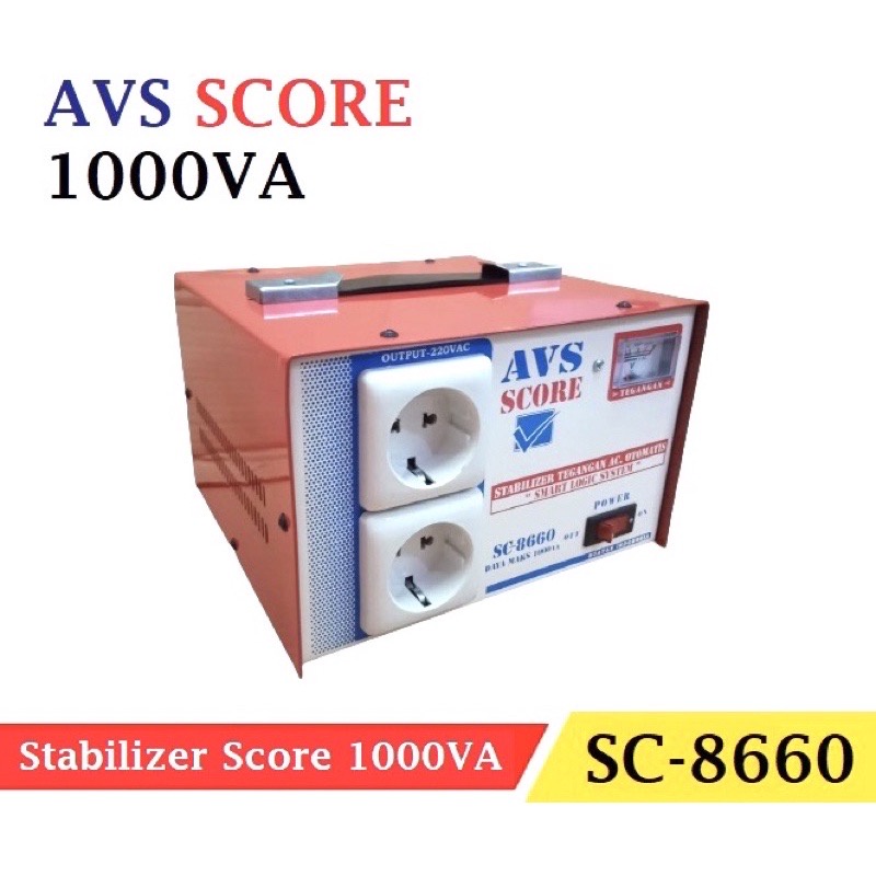 Penstabil Penghemat Tegangan Listrik Stabilizer Avs Score 1000W 1000 Watt Soft Start