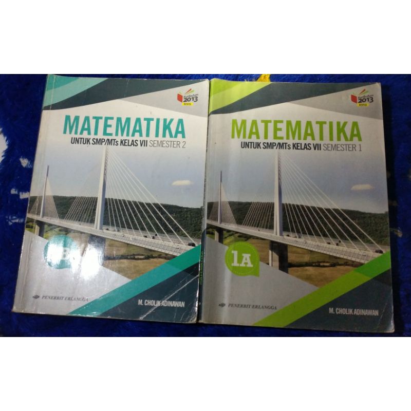 BUKU MATEMATIKA ERLANGGA SMP KELAS 7 SEMESTER 1 DAN 2