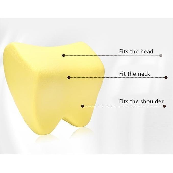 

FIT tal Sandaran Leer Kepala Jok Mobil Punggung Premium-Memory foam