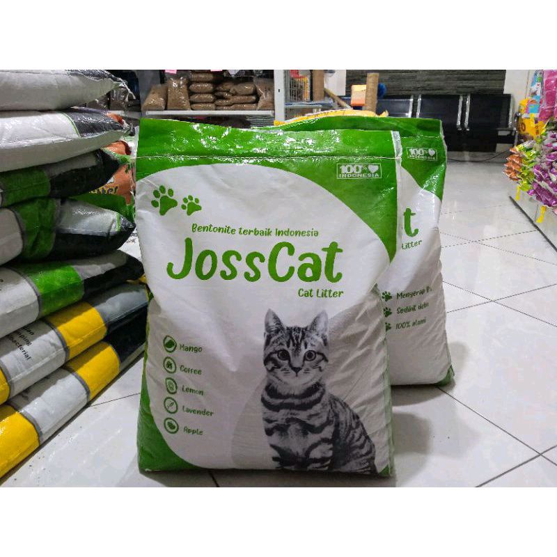 Pasir Kucing Gumpal JOSSCAT 25Liter promo all varian (GO-jek only) pasir wangi gumpal kucing josscat
