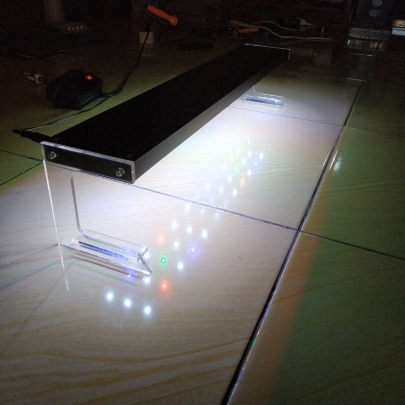 Lampu LED Aquascape Aquarium Air Laut HPL DIY 12w - 36w 30cm - 80cm