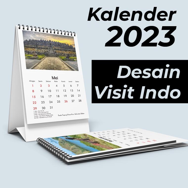 

H(9R✪) KALENDER MEJA 2023 VISIT INDONESIA (BISA CUSTOM FOTO) kekinian