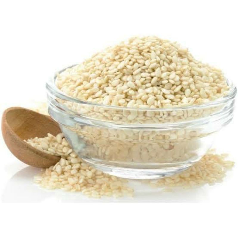 

Wijen Putih Import 500gr | Sesame Seeds Premium