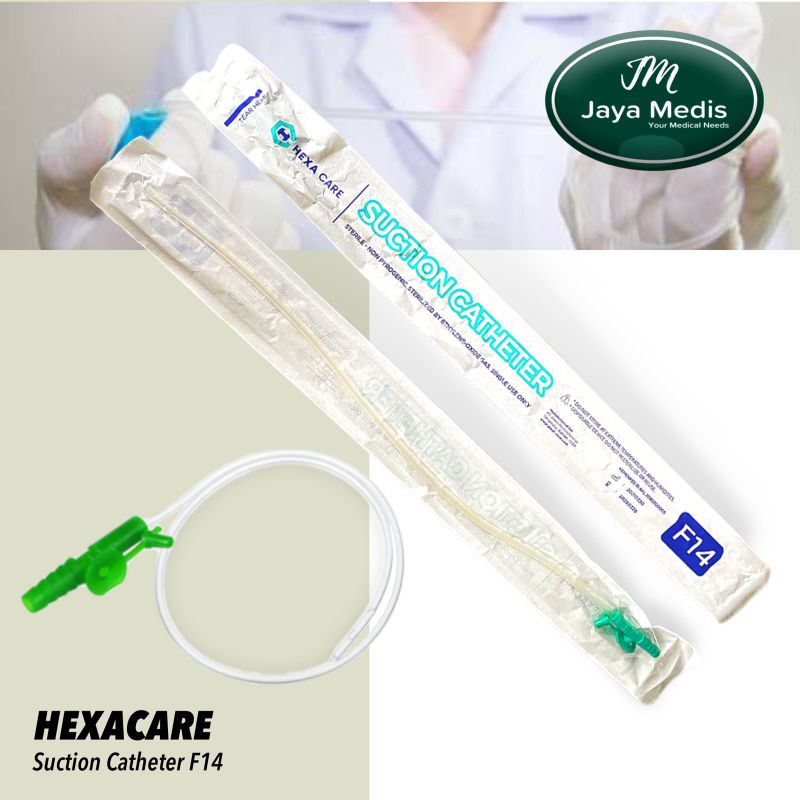 HEXA CARE SUCTION CATH F14