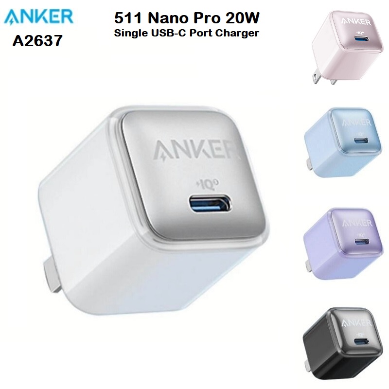 Nano Pro - Single USB-C Port Charger (20W Max) - ANKER A2637 - 511