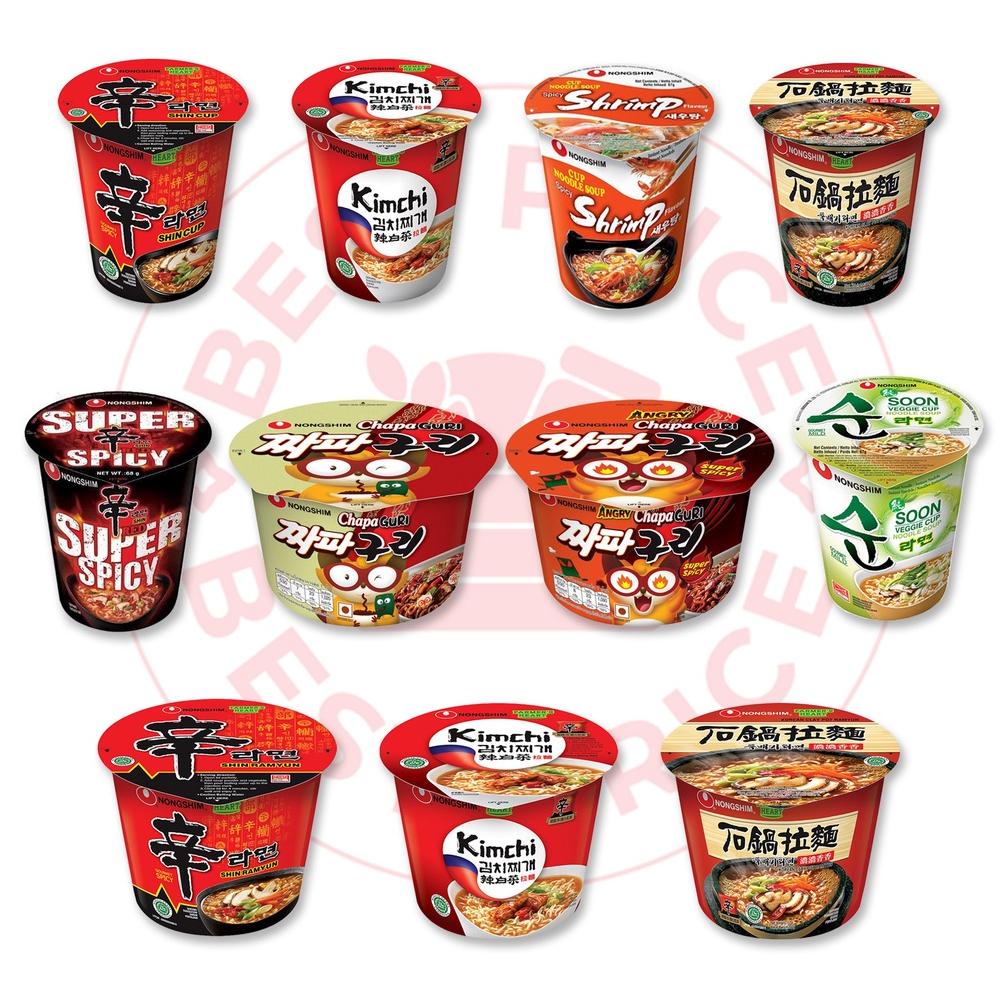 

[KODE PRODUK 0GSZO4046] NONGSHIM - SEMUA VARIAN MIE KOREA CUP/BOWL (SHIN RAMYUN/ CHAPAGURI/ VEGE/ SHRIMP/ CLAYPOT/ KIMCHI)