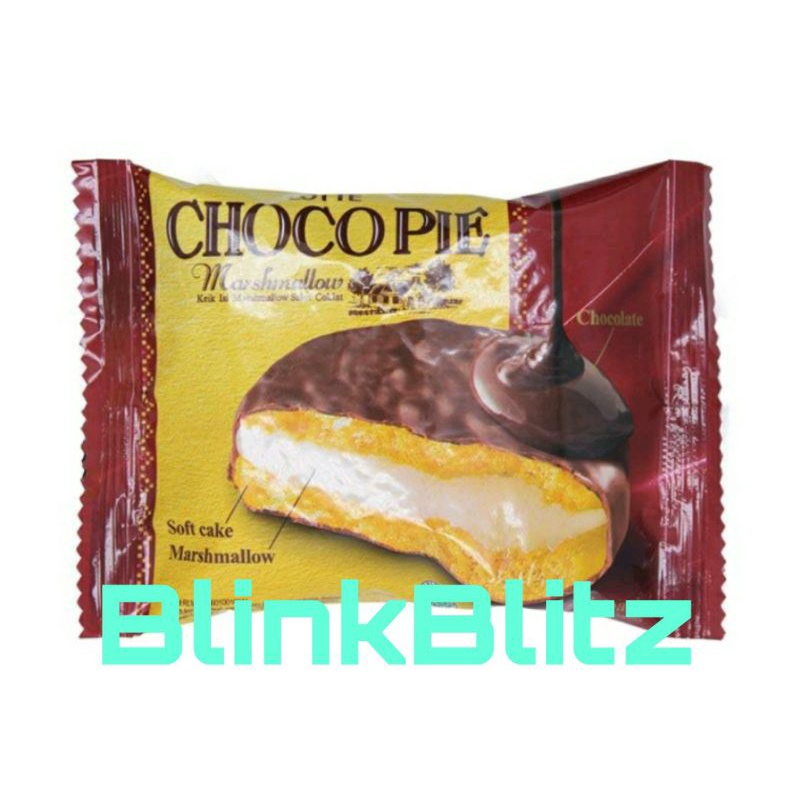 SACHET Lotte Choco Pie Chocolate Marsmellow Biskuit Biscuit Chocopie Cokelat