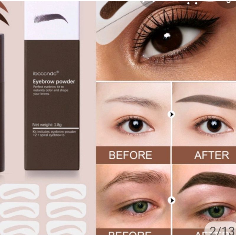 Maycreate Eyebrow Powder Waterproof Ori Cetakan Alis Instan Eyebrow Stamp Original Asli Alis Stempel