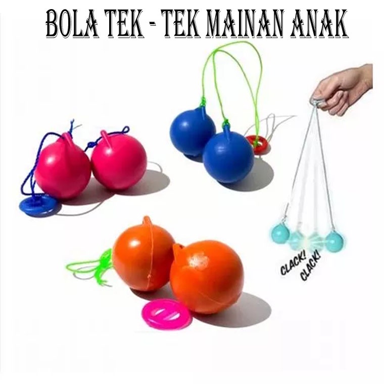 Mainan Tik Tok/ Tek Tek/ Etek etek mainan jadul lato-lato