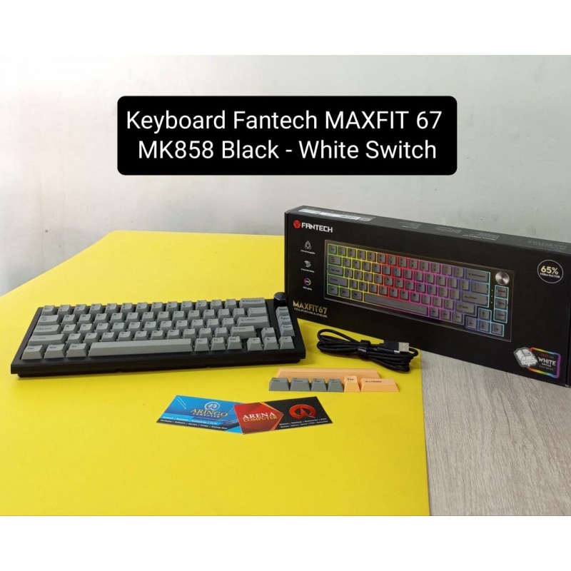 Keyboard Fantech MAXFIT 67 MK858 Black - White Switch