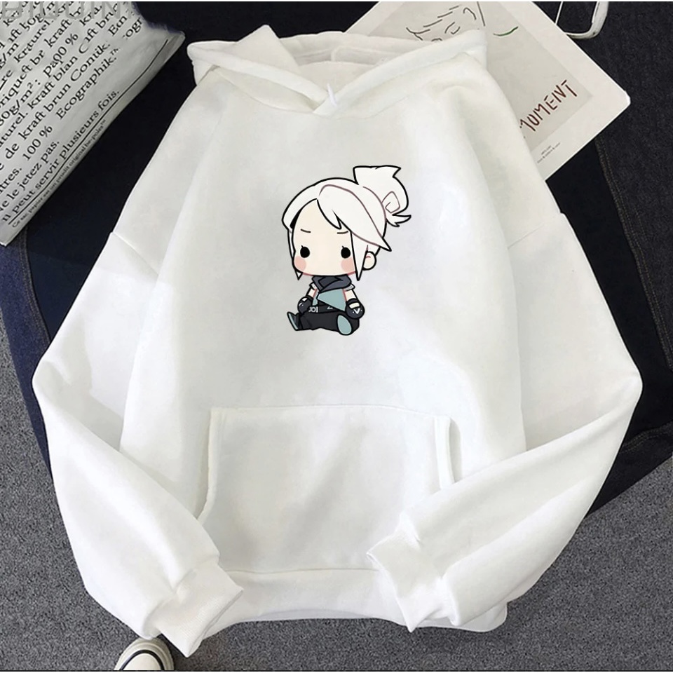 jett cute anime Jumper Hoodie II SMILE ART Sweater Hoodie II Sweter Oblong Topi Sz M - XL ( Pria &amp; Wanita / Anak &amp; Dewasa )