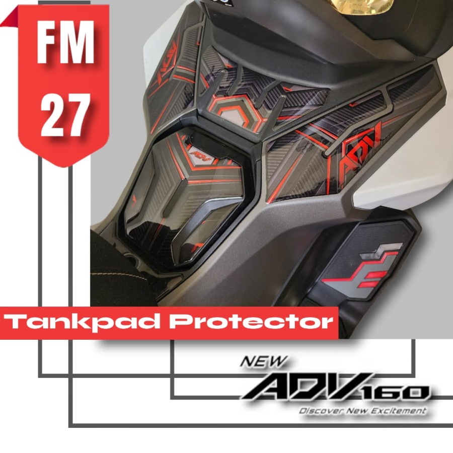 Stiker Tankpad ADV 160 FM27 Stiker Deckpad ADV 160 FM27