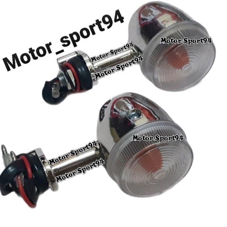 Star Seller.. Sen Scoopy Belakang Ori Standar Karbu - Lampu Sen Belakang Body Crome Lampu Sen Scoopy