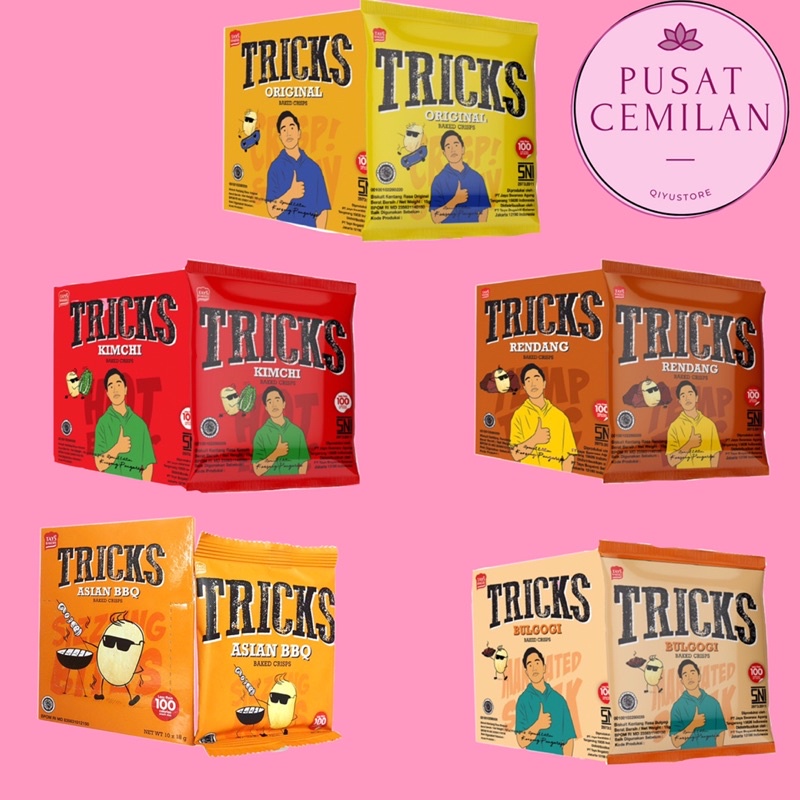 

TRICKS [BOX] - Tricks Potato Keripik Kentang - Cemilan Diet - Snack Diet - Makanan Viral Murah