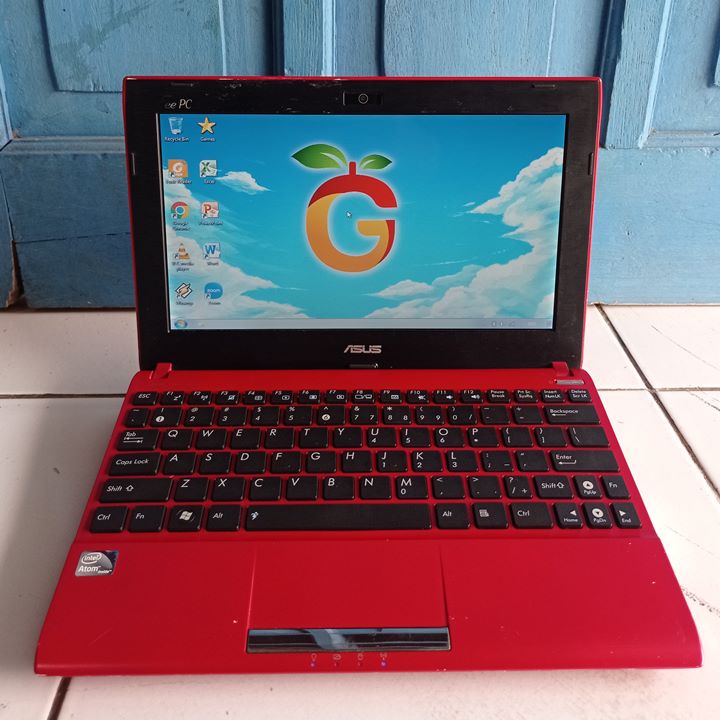 Asus 1025BX Merah Intel RAM 2GB HDD 320GB Windows 7 Netbook