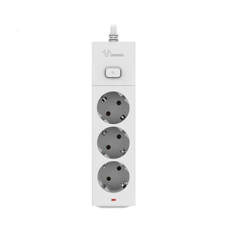 Stop Kontak Central On/Off Power Strip 3 Lubang GONEO G1030 Kabel - Kabel 5M